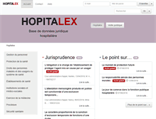 Tablet Screenshot of hopitalex.com